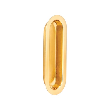 Ives Ives 3-9/16 in. L Bright Brass Gold Brass Flush Pull 223B3